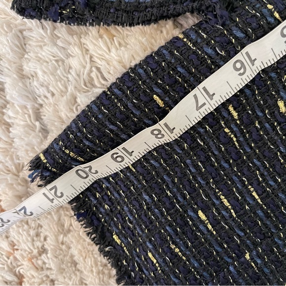 Anine Bing Tweed Blazer Raw Hem Jacket - Picture 11 of 14